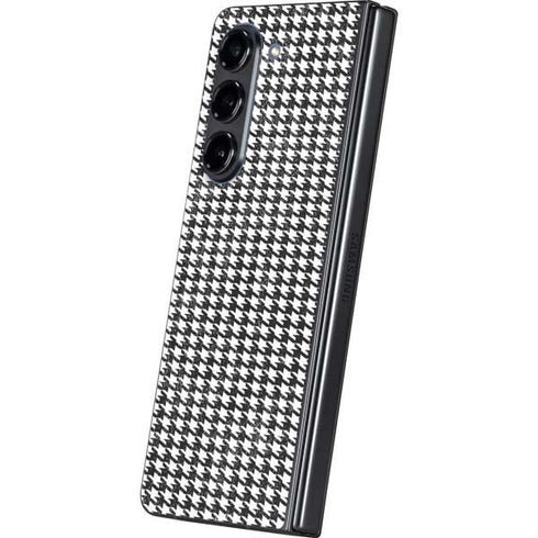 Houndstooth Black/White Galaxy Z Fold5 5G Skin